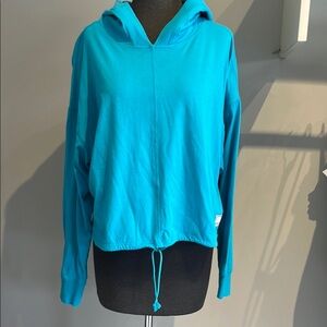 Women's Blue Hoodie Jacket
